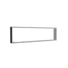 185x50cm - nadstawka ściany Modularico M150LED, profil czarny