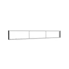 385x50cm - nadstawka ściany Modularico M150LED, profil czarny