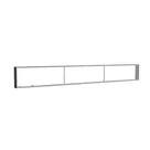 400x50cm - nadstawka ściany Modularico M150LED, profil czarny
