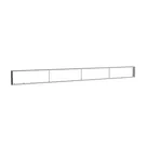 585x50cm - nadstawka ściany Modularico M150LED, profil czarny