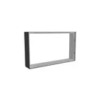 50x50cm - extension de mur Modularico M100LED, profil noir [CLONE] [CLONE] [CLONE]