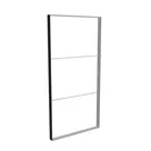 185x370cm - sufit Modularico M150, profil czarny