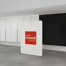 150x200cm - stand Mantis, grafika dwustronna
