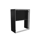 80x100cm - lada Modularico M100LED zamykana, czarna
