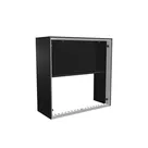 100x100cm - lada Modularico M100LED zamykana, czarna