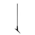 250cm - Lewa listwa boczna regału Faro M50, stopa dwustronna, kolor czarny