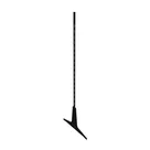 250cm - Prawa listwa boczna regału Faro M50, stopa dwustronna, kolor czarny