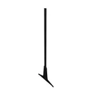 250cm - Prawa listwa boczna regału Faro M100, stopa dwustronna, kolor czarny