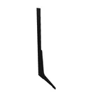 125cm - Prawa listwa boczna regału Faro M100, stopa, kolor czarny