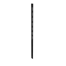 125cm - Prawa listwa boczna regału Faro M50, kolor czarny