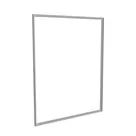 200x250cm - ścienna rama S50T, profil srebrny