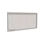 200x100cm - ścienna rama S50T podświetlenie tylne LED, profil srebrny