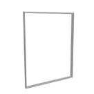 200x250cm - ścienna rama S100T, profil srebrny