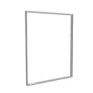 200x250cm - ścienna rama S100T podświetlenie krawędziowe LED, profil srebrny