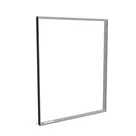 200x250cm - ścienna rama S100T podświetlenie krawędziowe LED, profil czarny