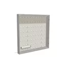 100x100cm - ścienna rama S100T podświetlenie tylne LED, profil srebrny