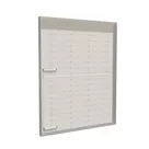 200x250cm - ścienna rama S100T podświetlenie tylne LED, profil srebrny