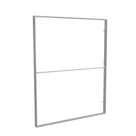 200x250cm - ścienna rama S100D, profil srebrny