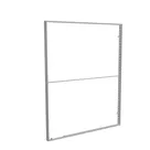 200x250cm - ścienna rama S100D podświetlenie krawędziowe LED, profil srebrny