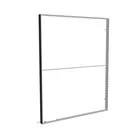 200x250cm - ścienna rama S100D podświetlenie krawędziowe LED, profil czarny