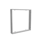 100x100cm - ścienna rama S150D podświetlenie krawędziowe LED, profil srebrny