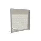 100x100cm - ścienna rama S100T podświetlenie tylne LED RGBW, profil srebrny
