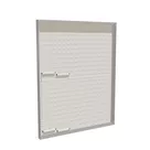200x250cm - ścienna rama S100T podświetlenie tylne LED RGBW, profil srebrny