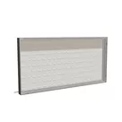 200x100cm - ścienna rama S100T podświetlenie tylne LED RGBW, profil czarny