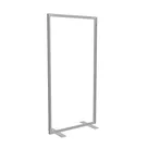 200x100cm - stojąca rama S50D, stopy standard, profil srebrny