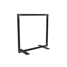 100x100cm - stojąca rama S50D, stopy standard, profil czarny