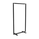 200x100cm - stojąca rama S50D, stopy standard, profil czarny