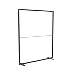 200x250cm - stojąca rama S50D, stopy standard, profil czarny
