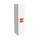 50x50x200cm - Modularico Tower S4 S50 podświetlenie tylne LED, kolor srebrny