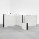 5x5m - stoisko Modularico M50 układ L-01055M50