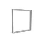 100x100cm - ścienna rama S100T podświetlenie krawędziowe LED, profil srebrny