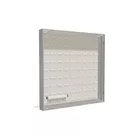 100x100cm - ścienna rama S100T podświetlenie tylne LED RGBW, profil srebrny