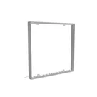 100x100cm - ścienna rama S100D podświetlenie krawędziowe LED, profil srebrny