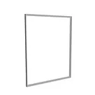 200x250cm - ścienna rama S50T, profil czarny