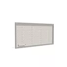 200x100cm - ścienna rama S50T podświetlenie tylne LED, profil srebrny