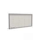 200x100cm - ścienna rama S50T podświetlenie tylne LED, profil czarny