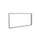 200x100cm - ścienna rama S100T podświetlenie krawędziowe LED, profil srebrny