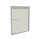 200x250cm - ścienna rama S100T podświetlenie tylne LED RGBW, profil srebrny
