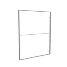 200x250cm - ścienna rama S100D podświetlenie krawędziowe LED, profil srebrny