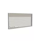 200x100cm - ścienna rama S100T podświetlenie tylne LED RGBW, profil srebrny