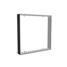 100x100cm - ścienna rama S150D podświetlenie krawędziowe LED, profil czarny