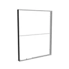 200x250cm - ścienna rama S150D podświetlenie krawędziowe LED, profil czarny