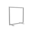 100x100cm - stojąca rama S50D, stopy standard, profil srebrny