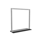 100x100cm - stojąca rama S50D, stopa Mono HPL, profil srebrny