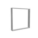 100x100cm - stojąca rama S150D, podświetlenie krawędziowe LED, profil srebrny