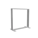 100x100cm - stojąca rama S150D, podświetlenie krawędziowe LED, stopy standard, profil srebrny